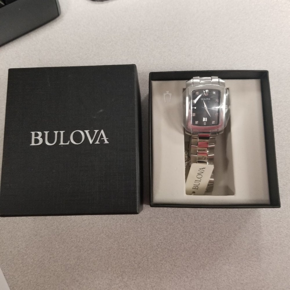 Bulova Men's Diamond Accent Watch